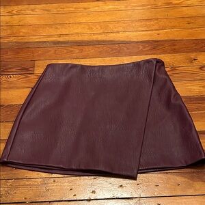 Abercrombie & Fitch Deep Burgundy Mini Skirt skort M